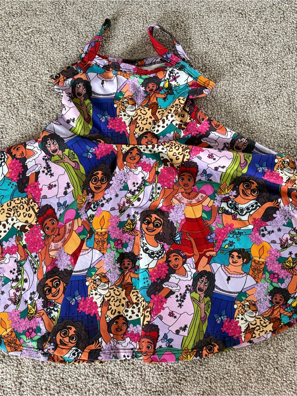 Wild Rich Kids Encanto Print Sundress - Multicolor